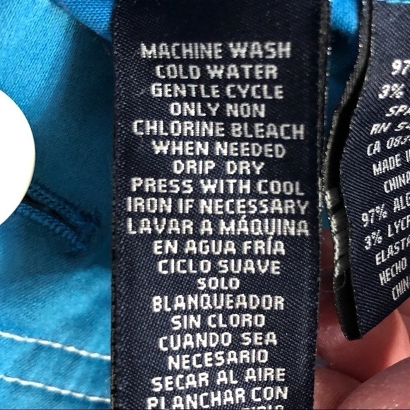 JONES NEW YORK SIGNATURE Blue Denim-Inspired Jacket White Stitching - Size Small - Picture 3 of 5